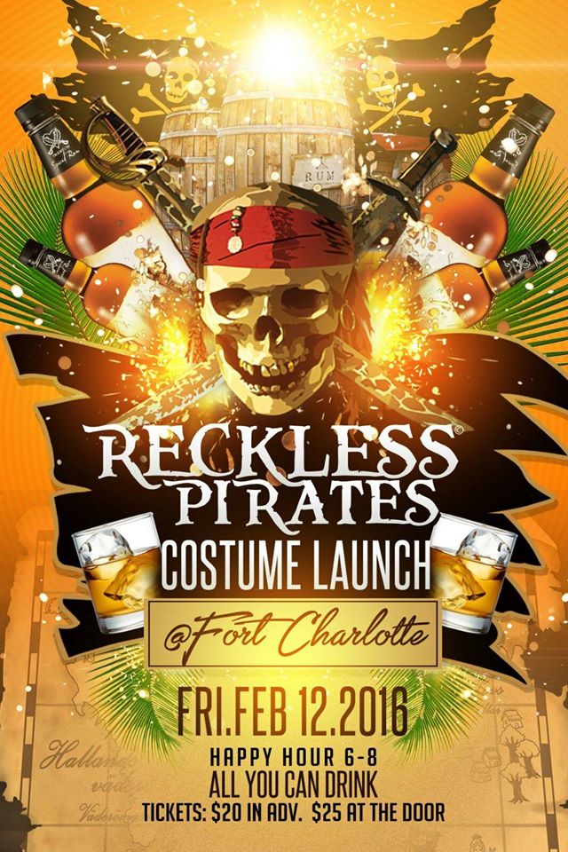 Reckless Pirates Bahamas Carnival 2016 Launch Party