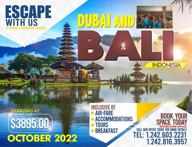 Escape Pro Travel International Dubai and Bali Promotion