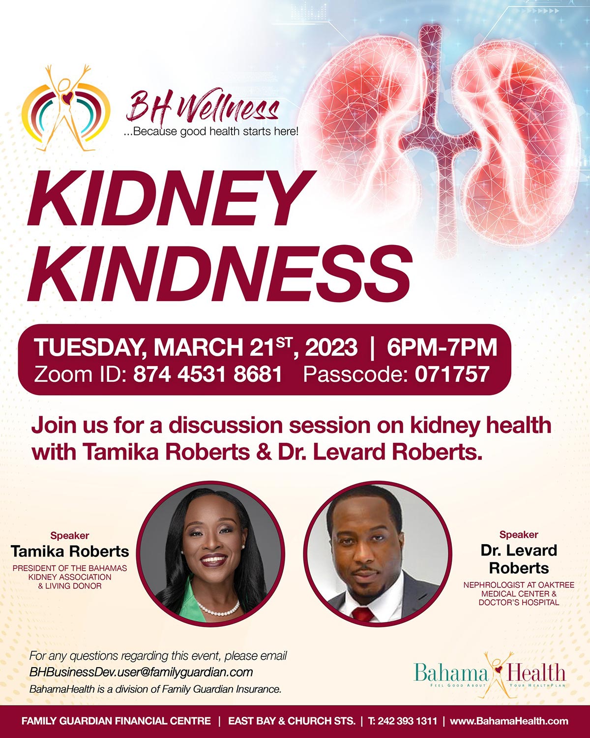 Kidney Kindness with Tamika Roberts and Dr. Levard Roberts.