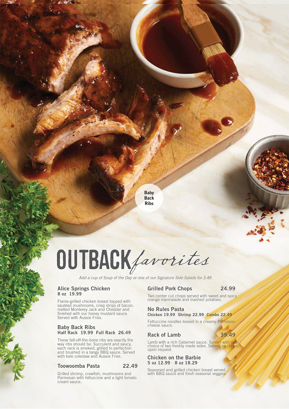 outback steakhouse specials