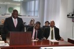 Prime Minister Davis Commends the Work of the Industrial Tribunal