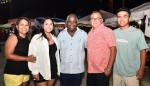 Prime Minister Davis took to the stage with Lassie Doh rake 'n' scrape at Junkanoo Summer Fest