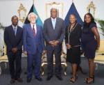 Top law students pay a courtesy call on the Governor General