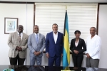 Minister Halkitis pays a courtesy call on the Minister for Grand Bahama